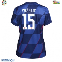 Kroatia Mario Pasalic #15 Bortedrakt Dame EM 2024 Kortermet
